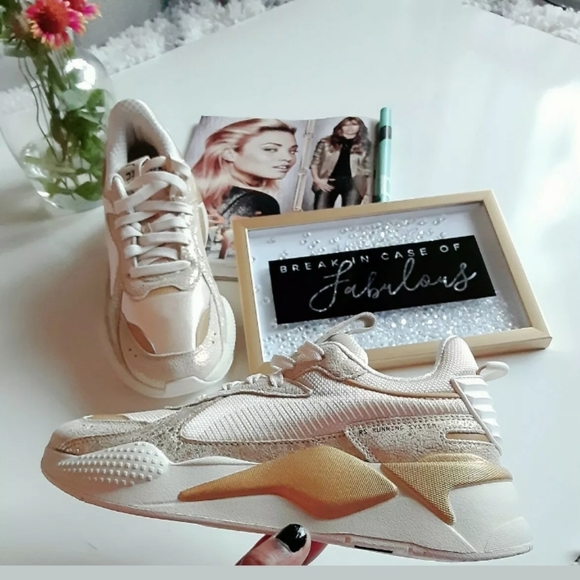 Puma Shoes - Puma RS-X Sneakers Gold Cream